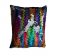 Husă de pernă cu paiete MAGIC 40 x 40 cm - multicoloră