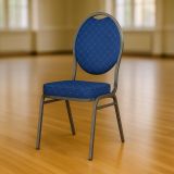 Scaun de congres metalic MONZA- albastru