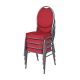 Scaun de congres metalic MONZA- roșu