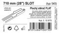Ștergător Flat bulk (slot) 28" - 710 mm