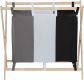 Coș de rufe cu 3 compartimente, 75 x 40 x 72 cm
