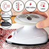 JAGO Fier de călcat cu aburi de călătorie, alb, 260 - 420 W