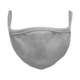 Mască din bumbac dublu strat - gri, 2 buc