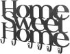 Cuier de perete cu șase cârlige, Home Sweet Home