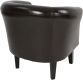 Fotoliu Chesterfield, 58 x 71 x 70 cm, maro