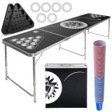 Jago Set masă Beer Pong  înălțime reglabilă, 240 x 61 cm