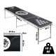 Jago Set masă Beer Pong  înălțime reglabilă, 240 x 61 cm