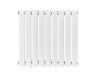 Radiator orizontal Aquamarin, 819 W, 600x614x69 mm