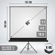 Ecran de proiecție JAGO cu trepied 152 x 152 cm