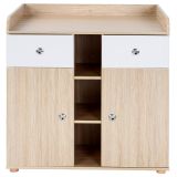 INFANTASTIC Masă de infasat bebe 90 x 69 x 92 cm, fag