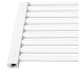 AQUAMARIN Radiator vertical de baie 1800 x 600 mm, alb
