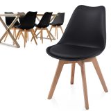 MIADOMODO Set de 6 scaune de luat masă - în stil scandinav