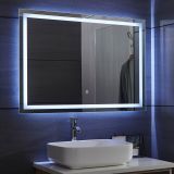 Aquamarin Oglindă de baie cu iluminare LED, 100 x 70 cm