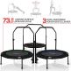 Physionics Fitness trambulina 101 cm,până la 150 kg, albast