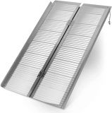 JAGO Rampă de încărcare, pliabilă, aluminiu, 122 x 73 x 5 cm