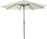 MIADOMODO Umbrelă de soare cu mâner 250 cm, crem