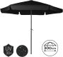 MIADOMODO Umbrelă cu mâner 300 cm, negru