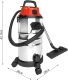 TIMBERTECH Aspirator industrial 1300 W, 30 litri, roșu