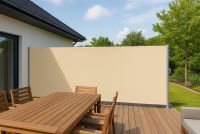 Paravan extensibil, 180 x 500 cm, bej