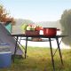 MIADOMODO Masă de camping pliabilă, 90 x 45 x 53 cm
