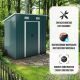 Jago Garden Casuta de unelte de grădină, verde, 182 x 186 x