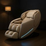 Scaun de masaj Maxxus MX 10.0Z, șampanie/bej