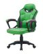 Scaun de birou ergonomic, verde cu elemente mov