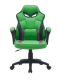 Scaun de birou ergonomic, verde cu elemente mov