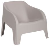 PETRA ARMCHAIR fotoliu din plastic, gri