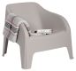 PETRA ARMCHAIR fotoliu din plastic, gri
