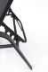 Șezlong de grădină metalic ZWC-52 - negru