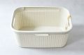 Coș pentru rufe RATTAN STYLE 45 l crem CURVER