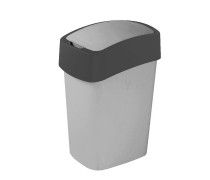 Coș de gunoi FLIPBIN 9l - gri CURVER