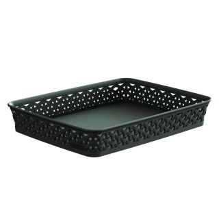 Coș de plastic MY STYLE A4, maro închis CURVER