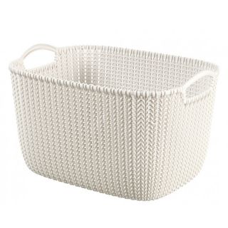 Coș KNIT ,19L , crem