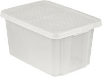 Cutie de depozitare cu capac 45L,  CURVER transparent