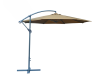 Umbrelă metalică ø 350 cm - maro