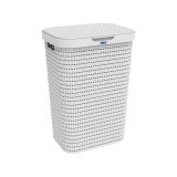 ROTHO Coș de rufe COUNTRY 55 L, alb